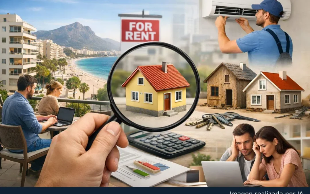 Alquiler anual en la Costa Blanca: precios, problemas y claves del mercado — Imagen realizada por IA